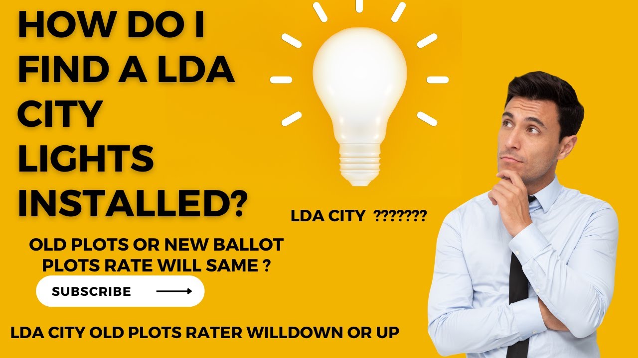 LDA CITY C BLOCK PLOTS FOR SALE||Property|| Lda city Lights Installed ||