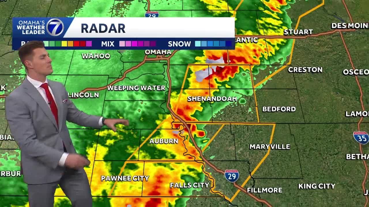 Severe storms possible Monday afternoon for Nebraska, Iowa