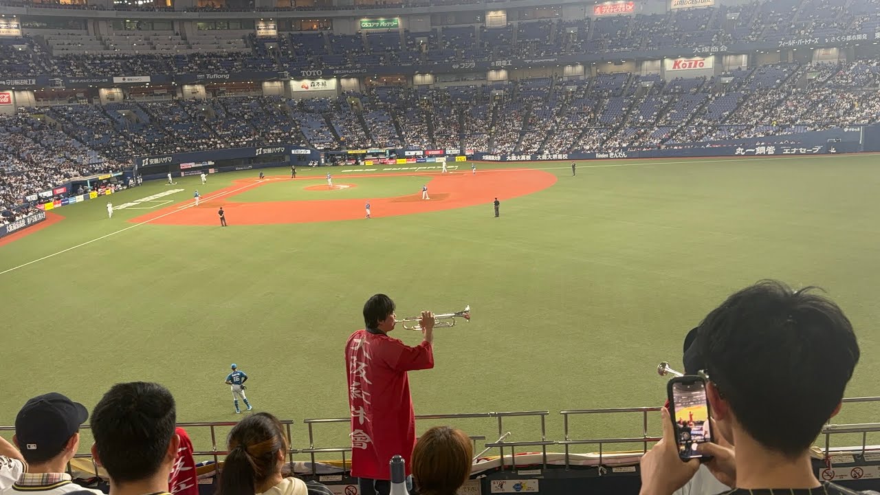 オリックス応援風景 応援歌(谷口會長のリード)