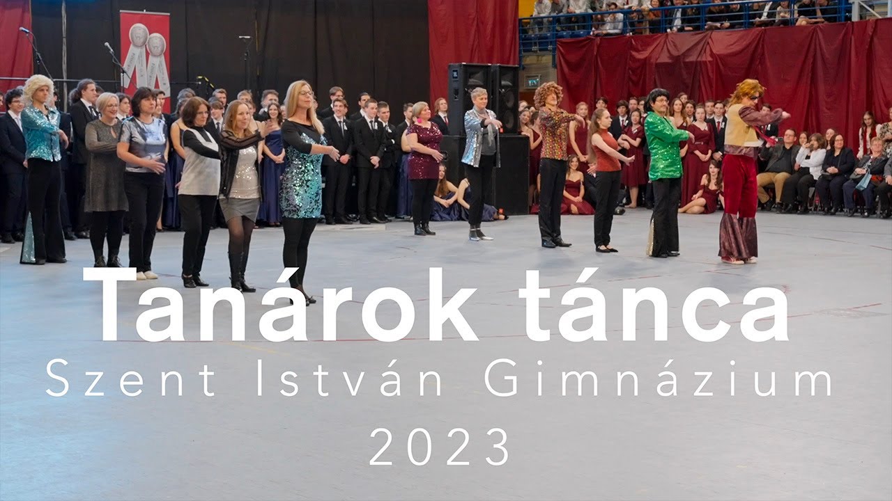 Teachers' Dance Szent István Gimnázium szalagavató 2023. A tanárok tánca a Sportkastélyban. 4K