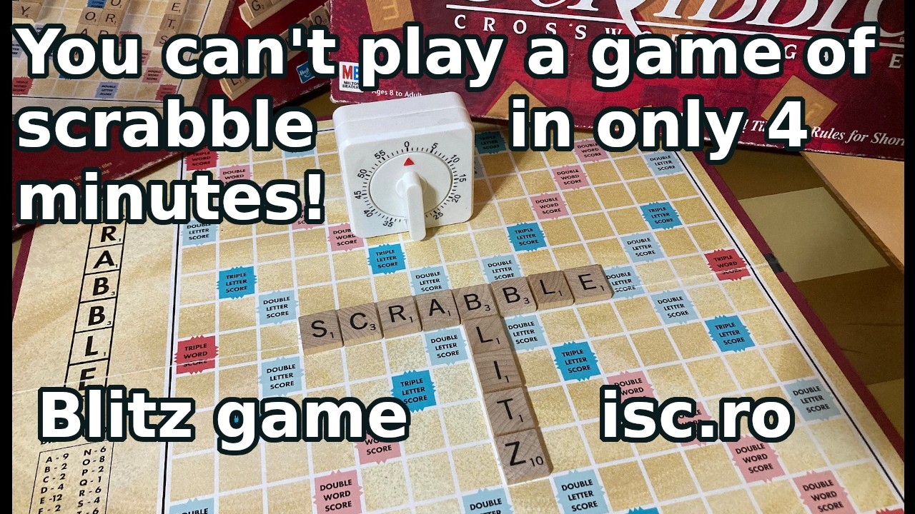 Blitz Scrabble Match between 12bphree (that's me) and 43pctburnt on isc.ro come play!