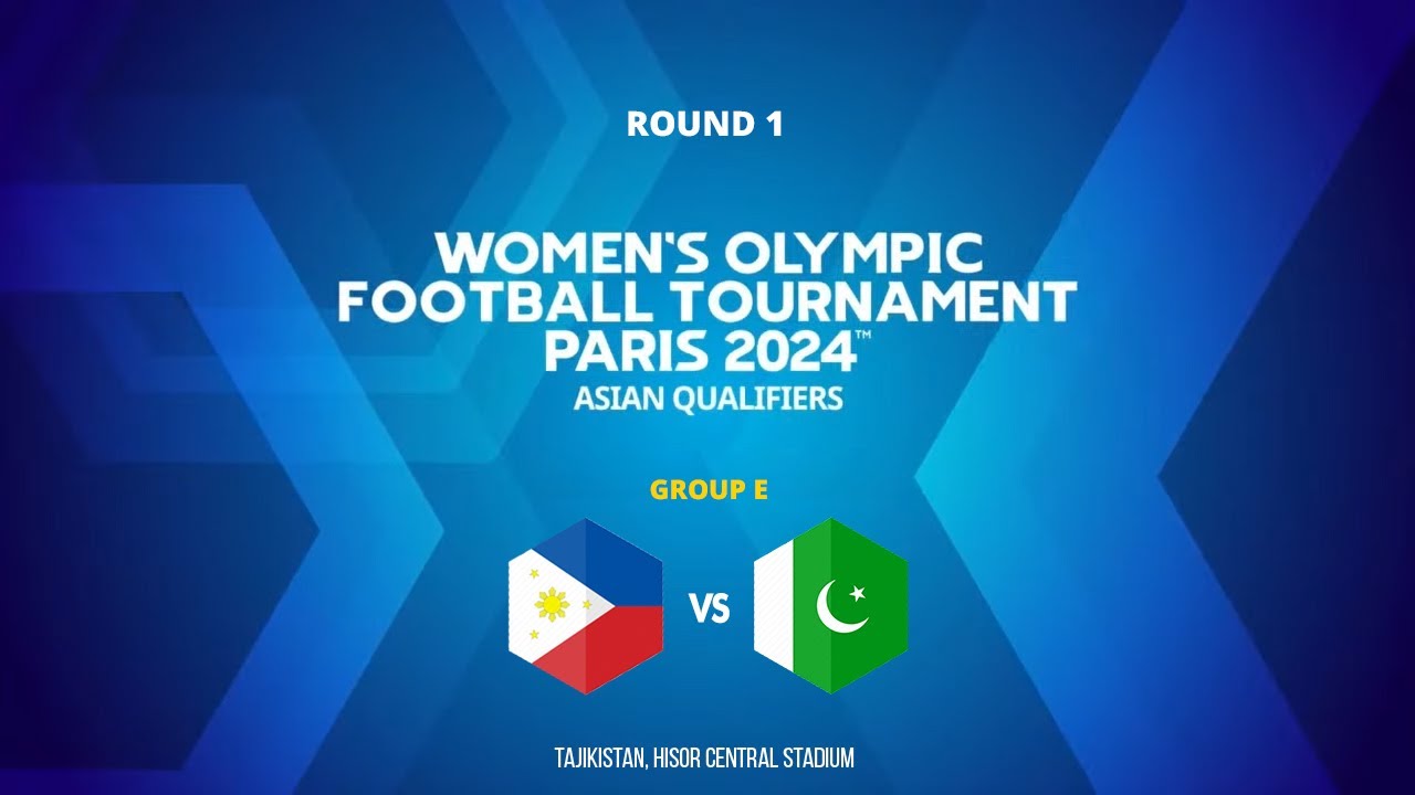 Philippines vs Pakistan | Women's Olympic Football Tournament Paris 2024 | Asian Qualifiers
