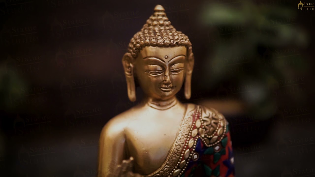 Brass Buddha Showpiece Idol - StatueStudio