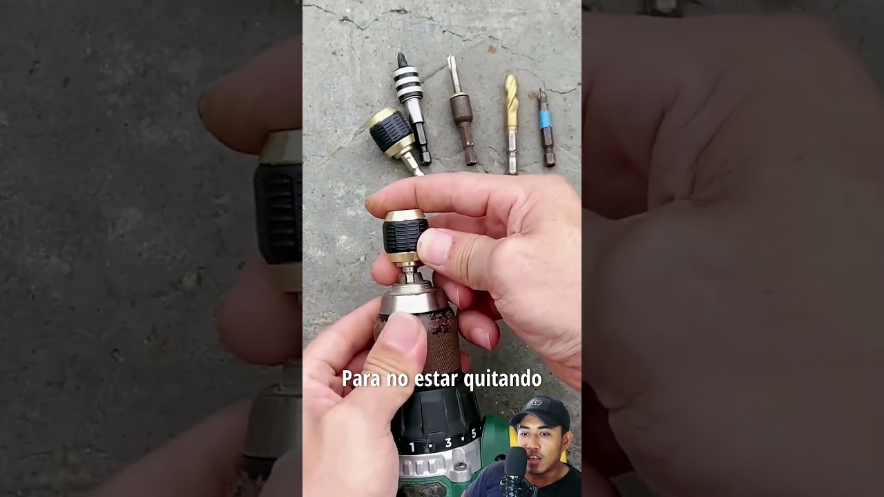 &iexcl;Este adaptador de brocas te ahorra tiempo en el taller! 🔄🔩