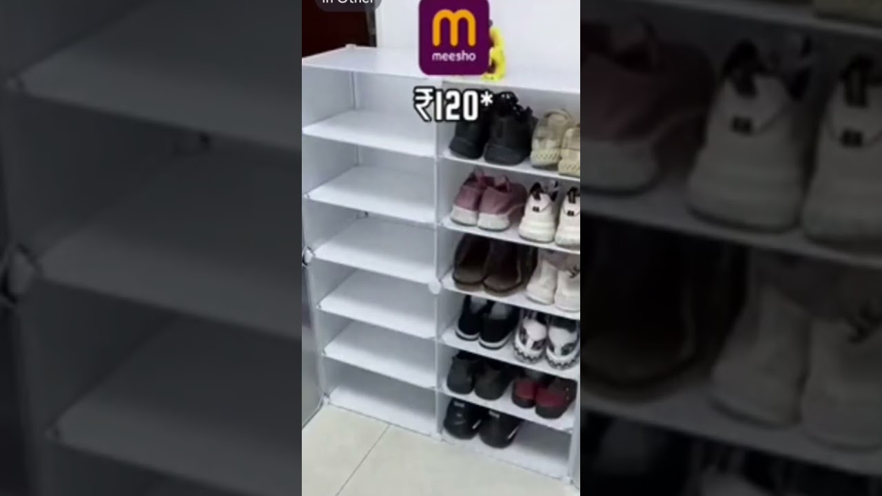 Multi-Purpose 4 Layer Plastic Shoe Rack | Detachable Shoe Stand & Storage Organizer#ShoeRack #Plast