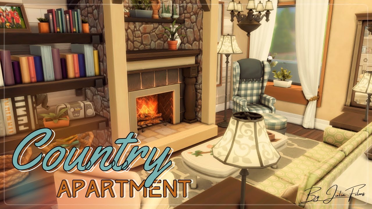 Кантри квартира🌻│Строительство│Country Apartment│SpeedBuild│NO CC [The Sims 4]