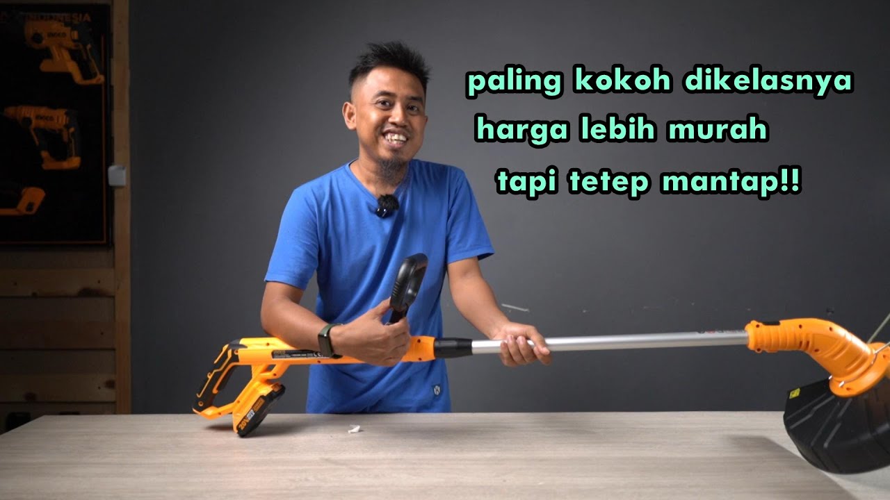 INGCO CGTLI20301 mesin babat rumput cordless grass trimmer - versi lebih murah tp tetep mantap 👍🏻