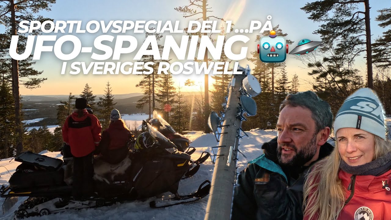Sportlov på torpet! Läskigt is-fenomen, monterar isrivare, skoterkörning, sladdning, UFO-Hemliden mm