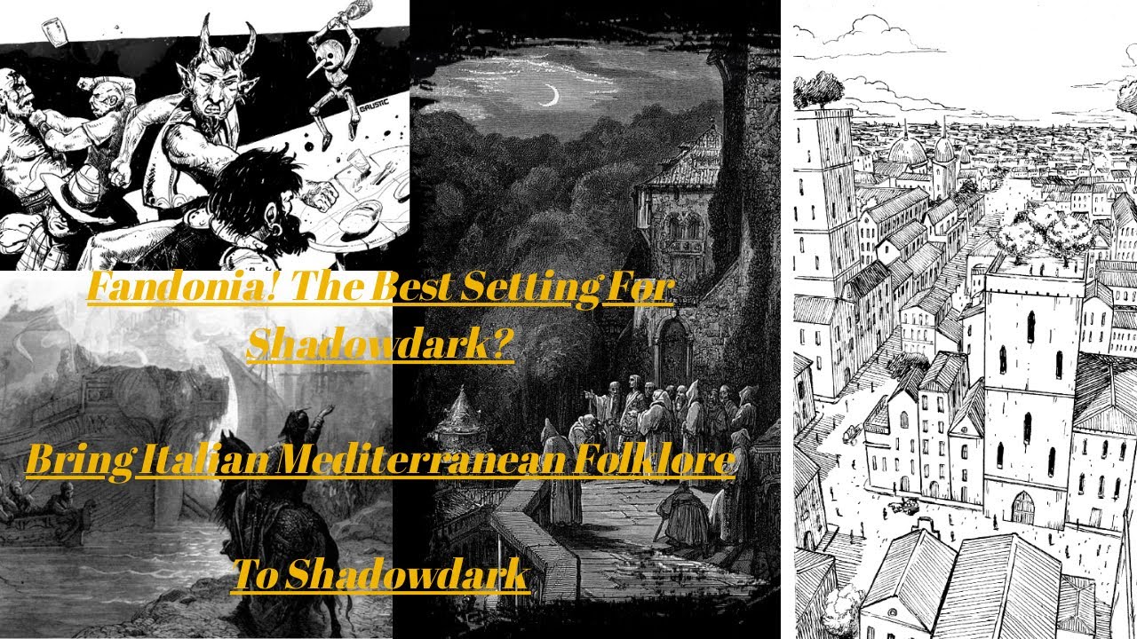 Фандония! Итальянский средиземноморский фольклорный сеттинг для Shadowdark. Лучший сеттинг на дан...