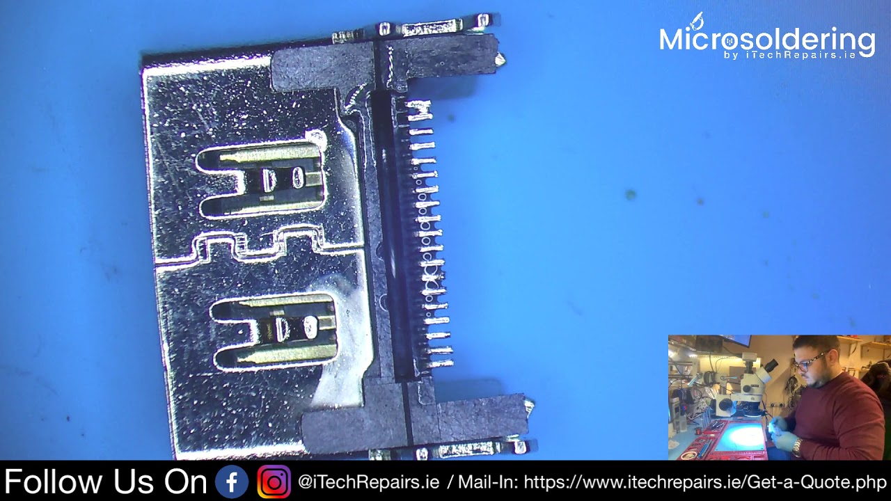 How to replace the HDMI Port on PS4