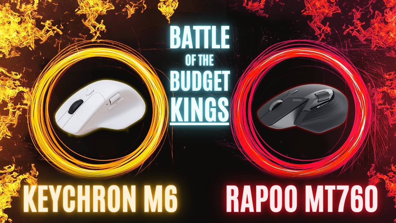 Какая бюджетная мышь лучше? Keychron M6 против Rapoo MT760