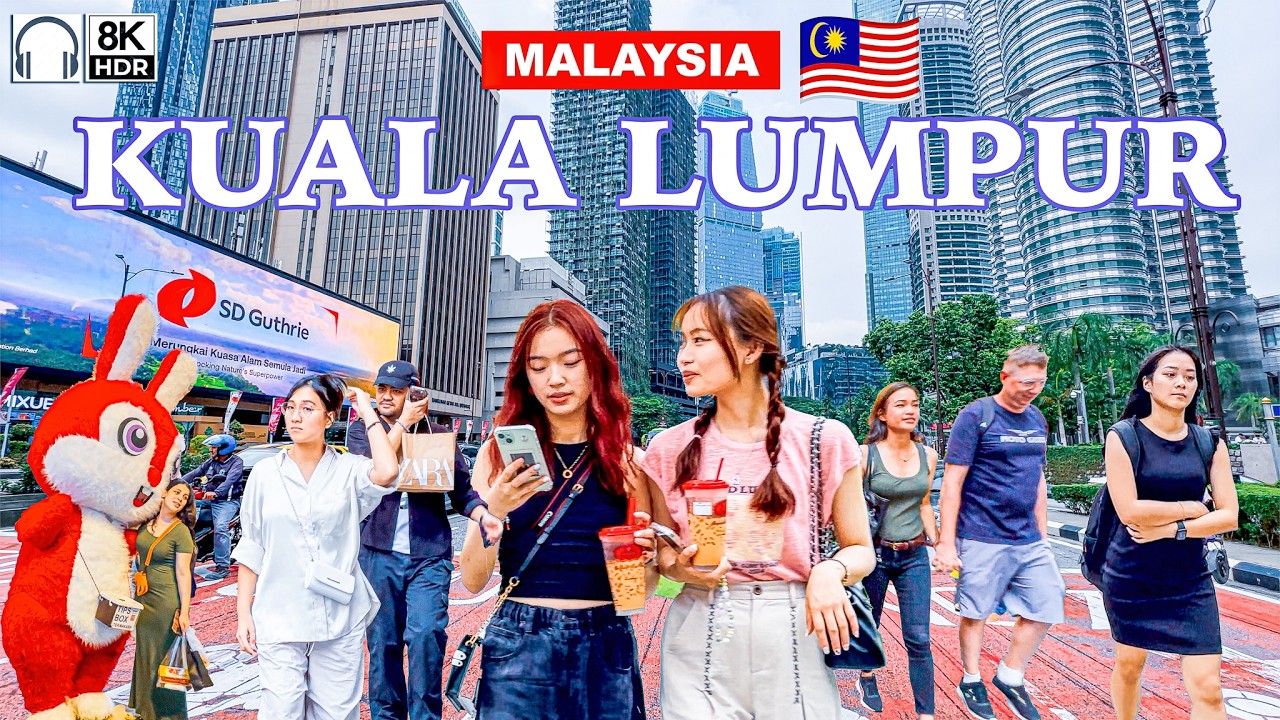 Kuala Lumpur City Centre Tour | Impressive Skyline Paradise To Street Food Haven | Travel Video🇲🇾