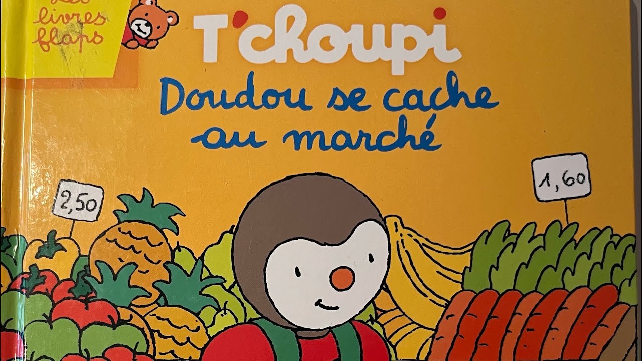T'Choupi Doudou se cache au marché😽Histoire pour dormir⭐️lecture enfant ⭐️Conte pour les petits