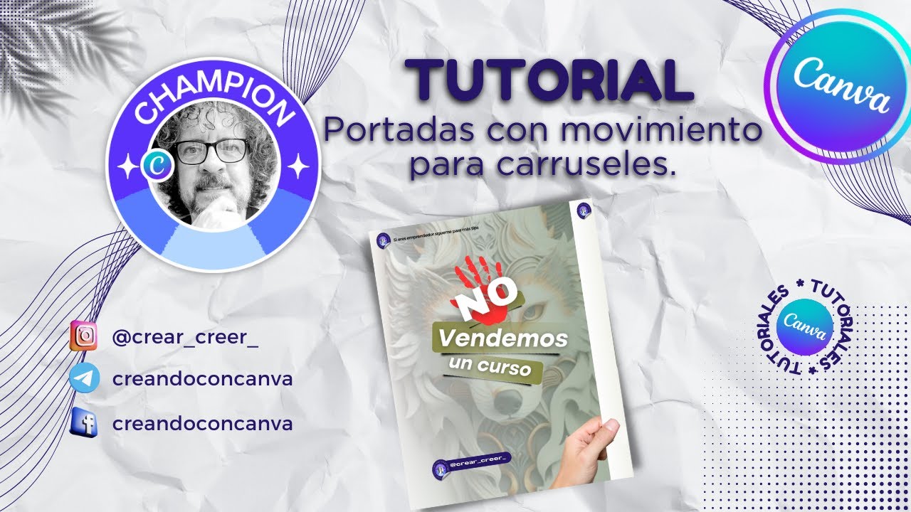 Crea portada carrusel con movimiento en Canva