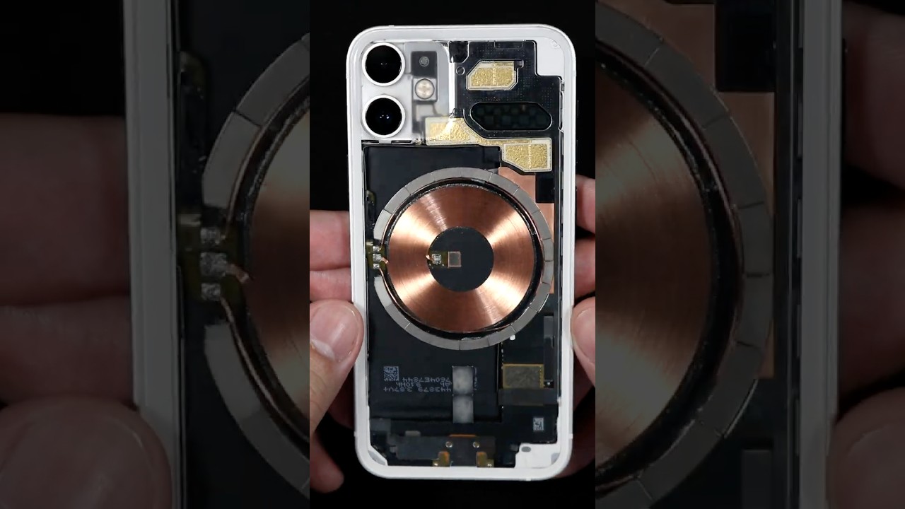 Transparent iPhone 12 Mini Back Glass Mod