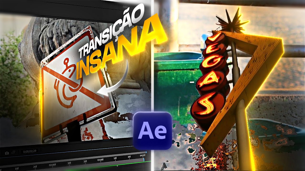 Aprenda a TRANSIÇÃO MAIS INSANA ATUALMENTE no After Effects!
