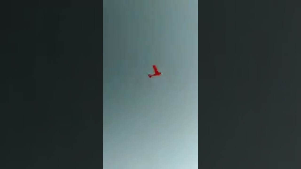 Rubber powered airplane 