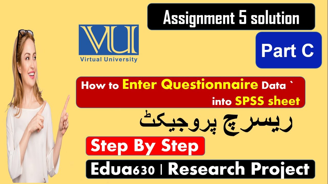 Enter Questionnaire Data into SPSS in Hindi | Research Project Tutorials | Assignment 5 | Part C
