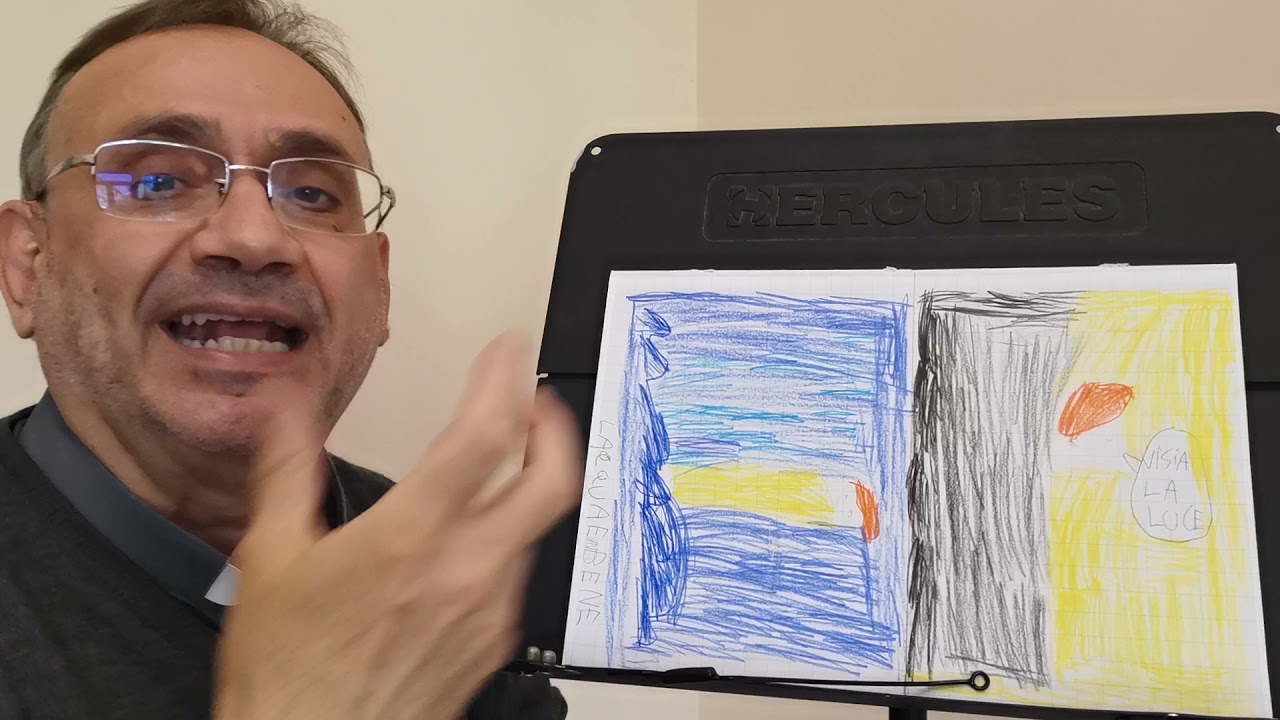 Disegnare la creazione in 5 modi diversi. Genesi per i piccoli 3