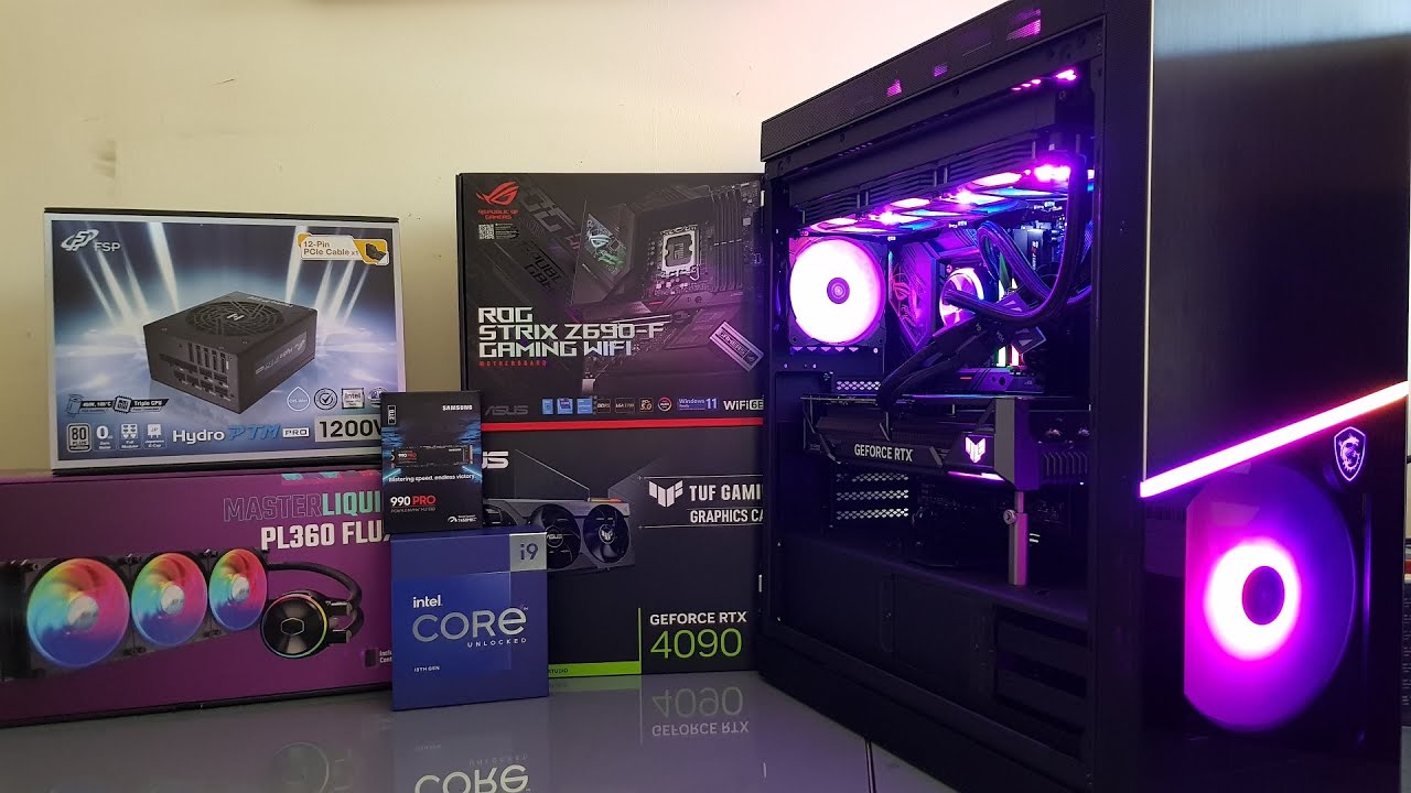 INTEL i9 13900K and RTX 4090 Benchmark and game tests