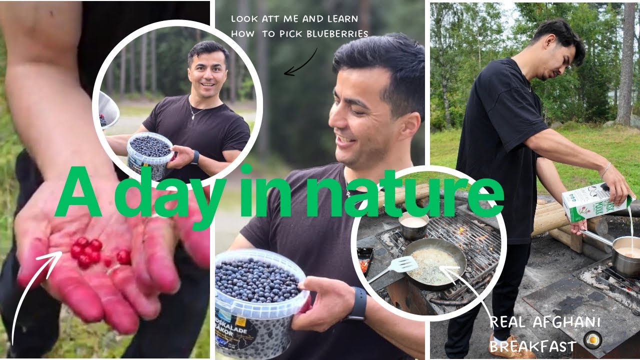 Simple Living in Nature 🇸🇪🌿🍳🔥Cooking & Berries.#viralvideo #foryou 