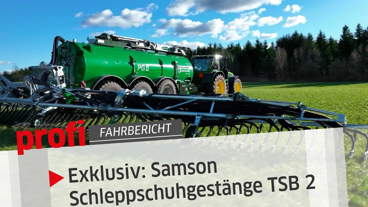 Exklusiv: Samson Schleppschuhgestänge TSB2 | profi #Fahrbericht