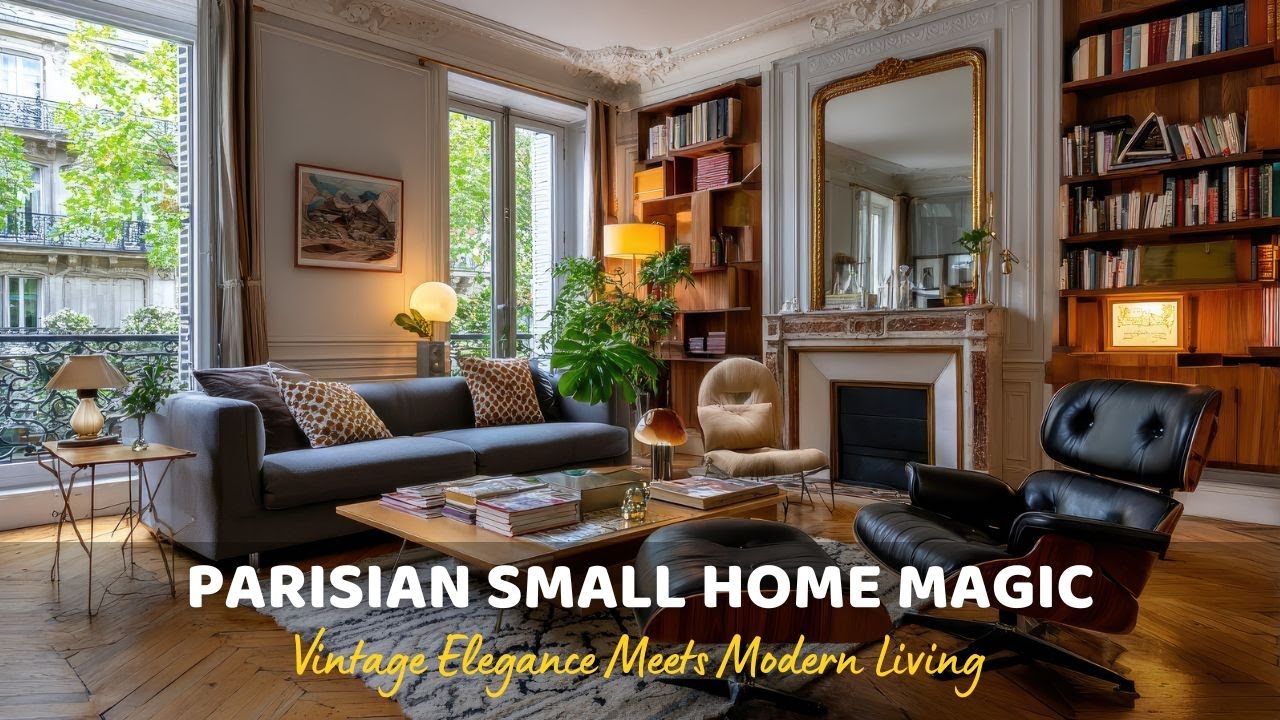 This Parisian Small Home Perfectly Mixes Timeless Elegance with Modern Style