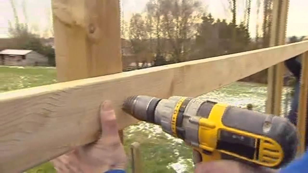 Construction d'une pergola   - Vidéo bricolage | GAMMA Belgique