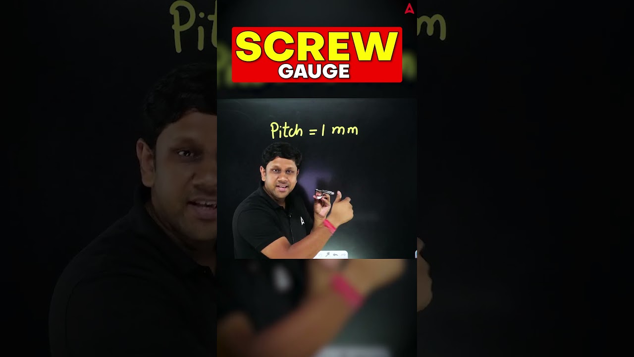Screw Gauge - Pitch & Least Count Explained + NEET Physics Question Solved ✅ by GG Sir!