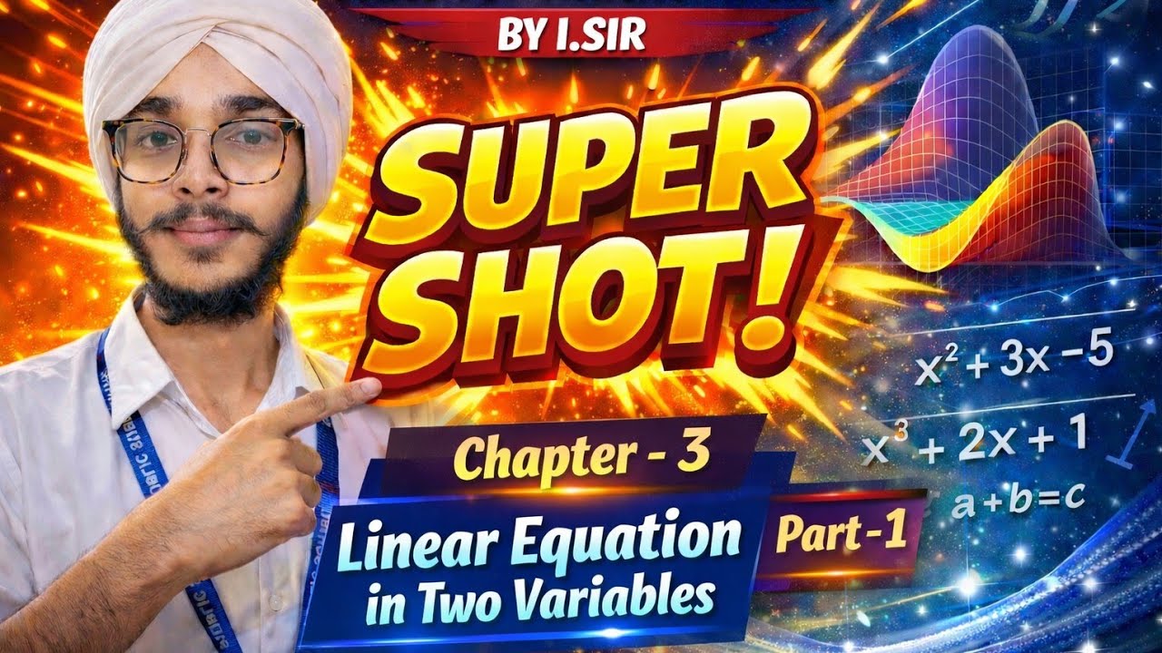 Class 10th ( BPW ) of Mathematics by I.Sir || Pairs of linear equation in two variable || 