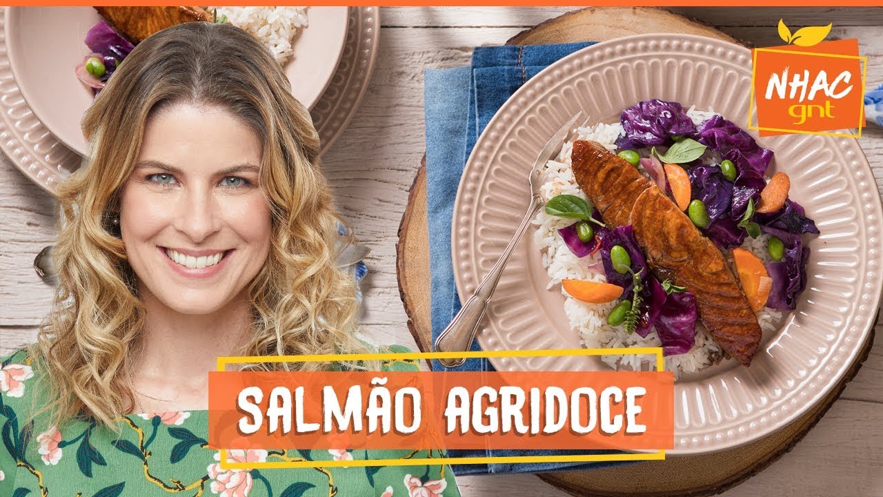 Salmão grelhado com molho agridoce e legumes PICANTES | Rita Lobo | Cozinha Prática