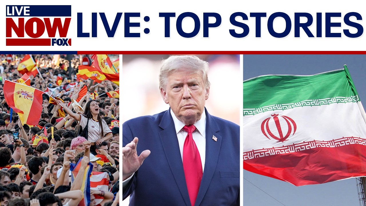 LIVE: Iran war latest, Severe weather updates, Spain wins FIFA World Cup, more top stories