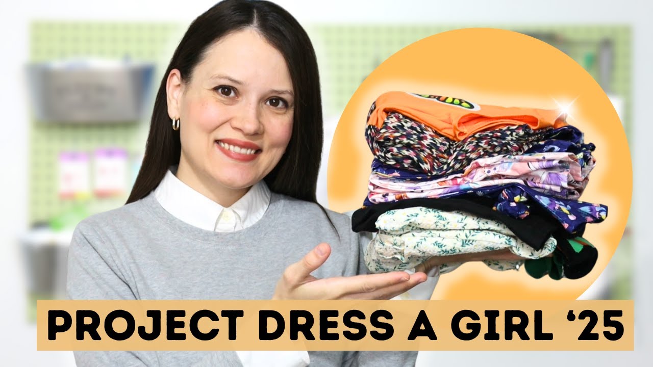 Let me share with You 9 dresses for Project Dress A Girl 2025!