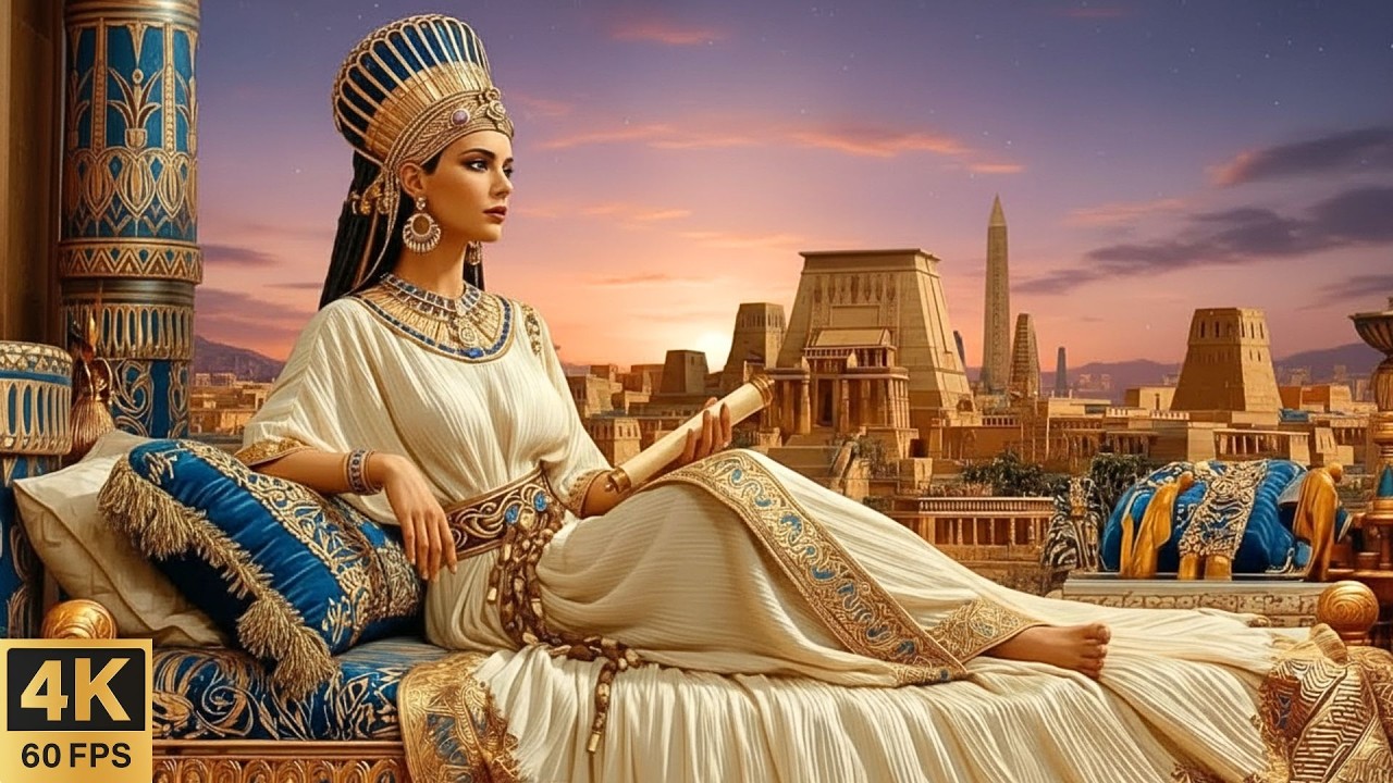 Cleopatra's Kingdom Of Gold, Power & Love | Ancient Egyptian Pharaohs | Fantasy Relaxing Music & Art