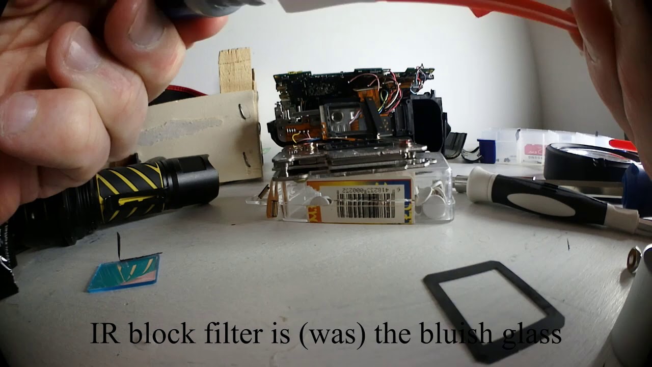 IR Modification of Pentax K-7 (Removing IR Blocking Filter)