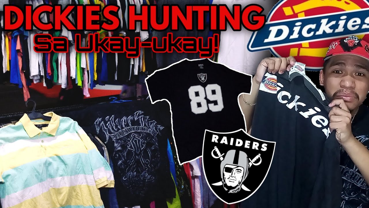 DICKIES Tshirt worth 50 PESOS scored sa UKAY-UKAY! Raiders, Sean John & Obey NEW ARRIVALS MUZON SJDM