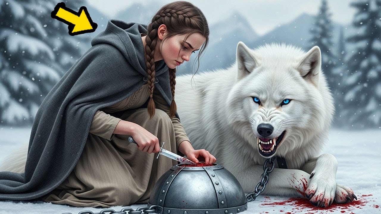 Verstoßene Omega folgte weißem Wolf im Schneesturm – Er war der Alpha-König!