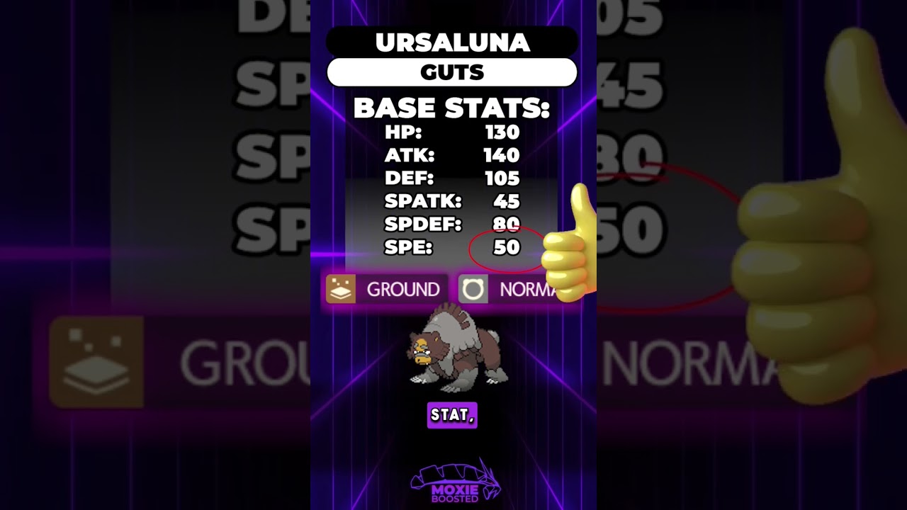 URSALUNA Is Really Strong In VGC... #shorts