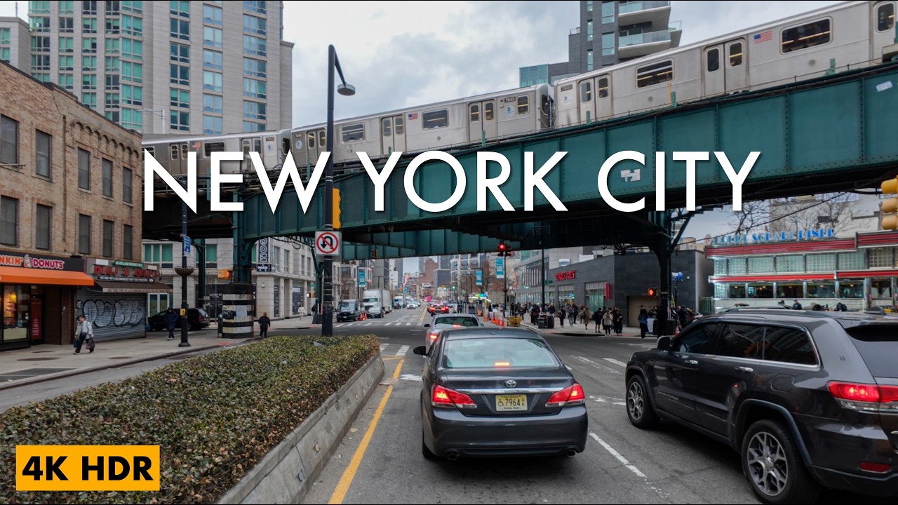 NYC 4K Drive | Elmhurst to Long Island City, Queens