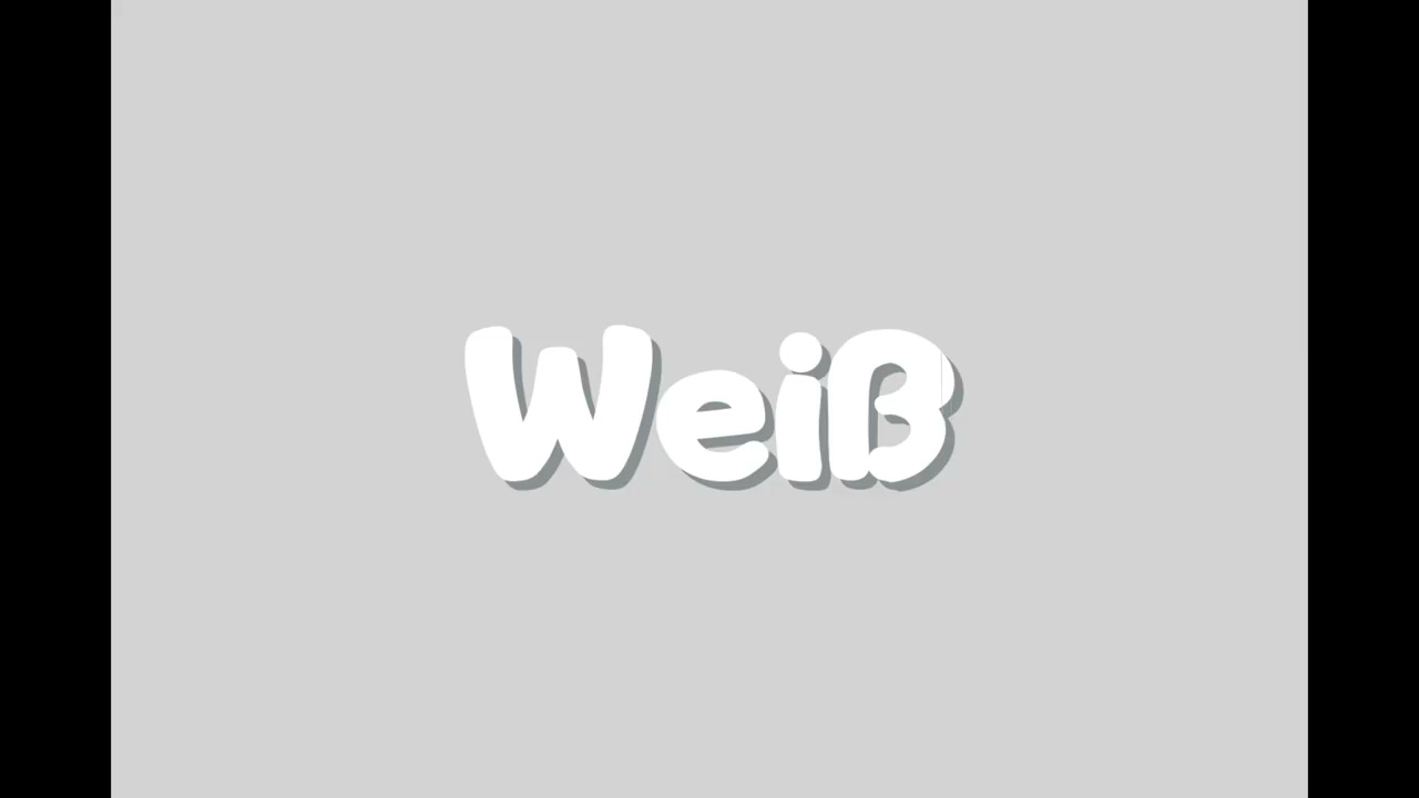 Wie „Weiß“ auf Deutsch aussprechen | How to pronounce 