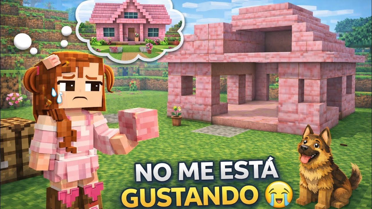TRATANDO DE HACER MI CASA EN MINECRAT