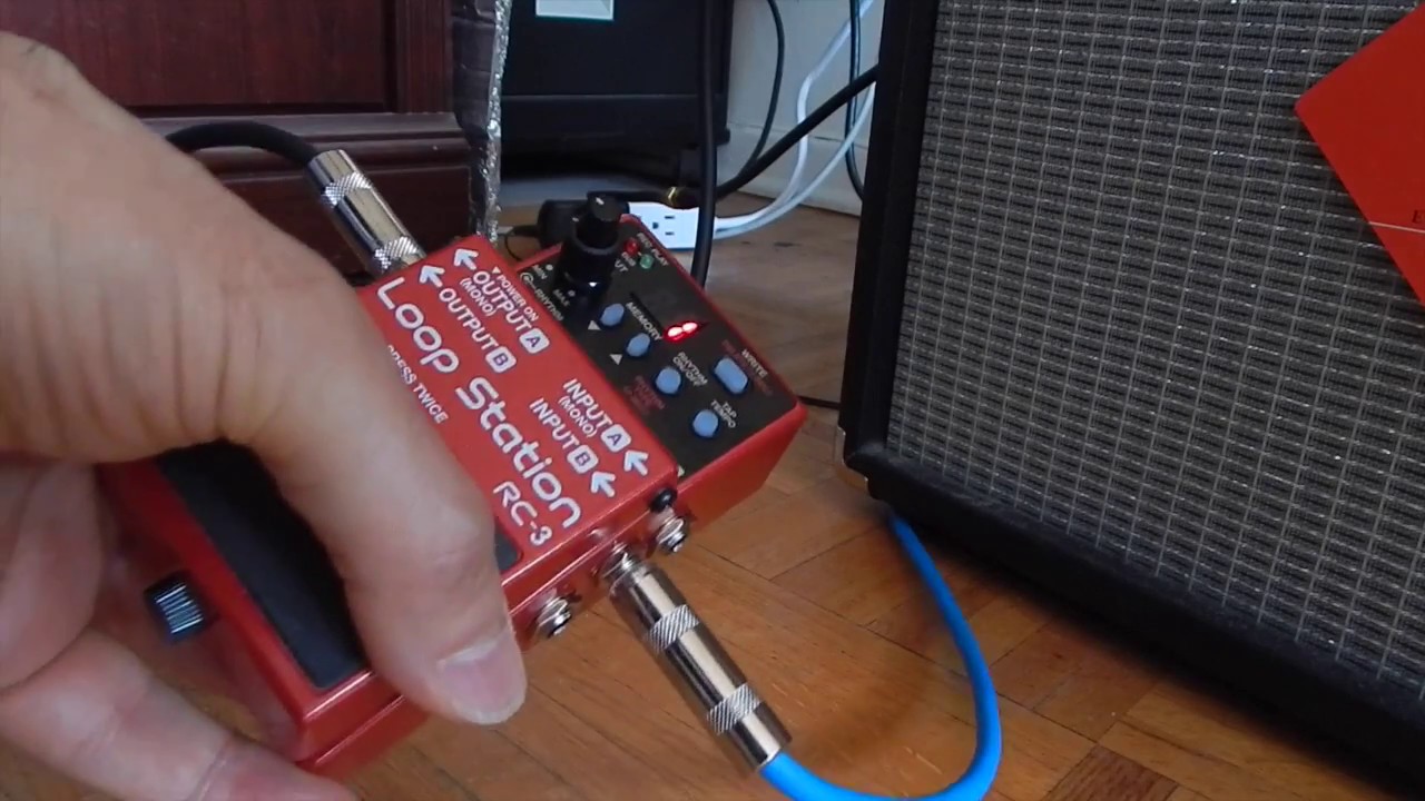 Boss RC 3 Loop Station Demonstration