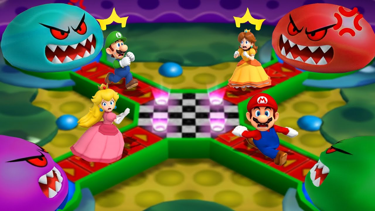 【マリオパーティ4】すべてのミニゲームバトル ピーチ VS マリオ VS デイジー VS ルイージ | Mario Switch