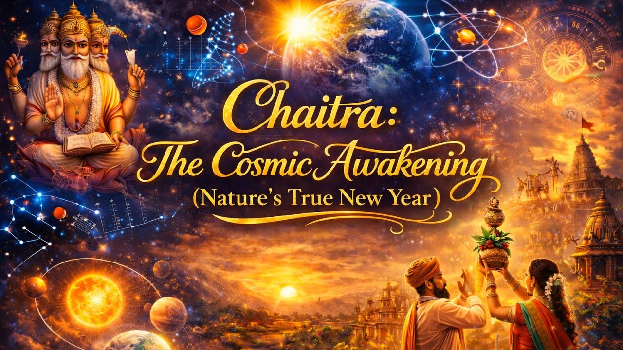 🌾Chaitra New Year (English): The Cosmic Awakening ,✨| The Logic Behind the Indian Hindu New Year 📆 