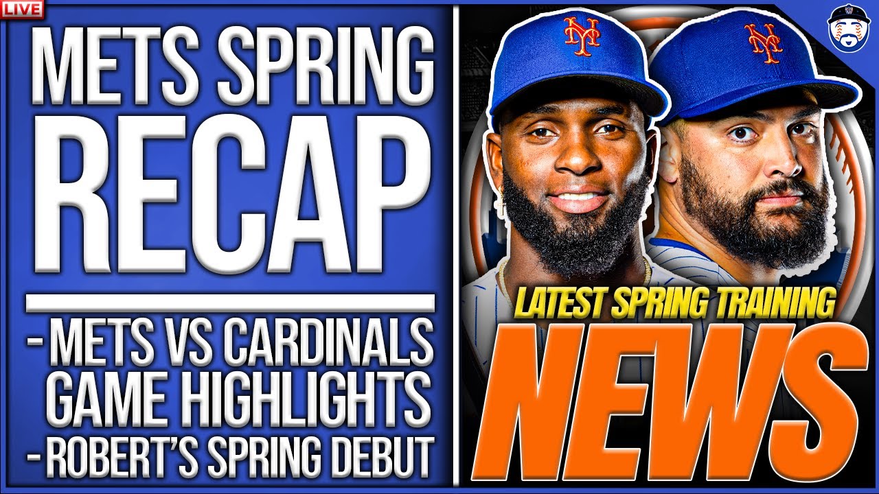Mets Spring RECAP: Luis Robert's Debut, Polanco Homers AGAIN, Manaea Labors