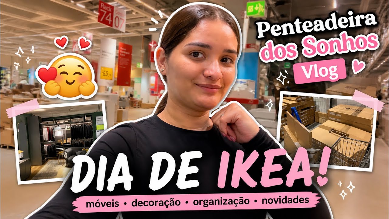 COMPRANDO A MINHA PENTEADEIRA DOS SONHOS NO IKEA |#unboxing 