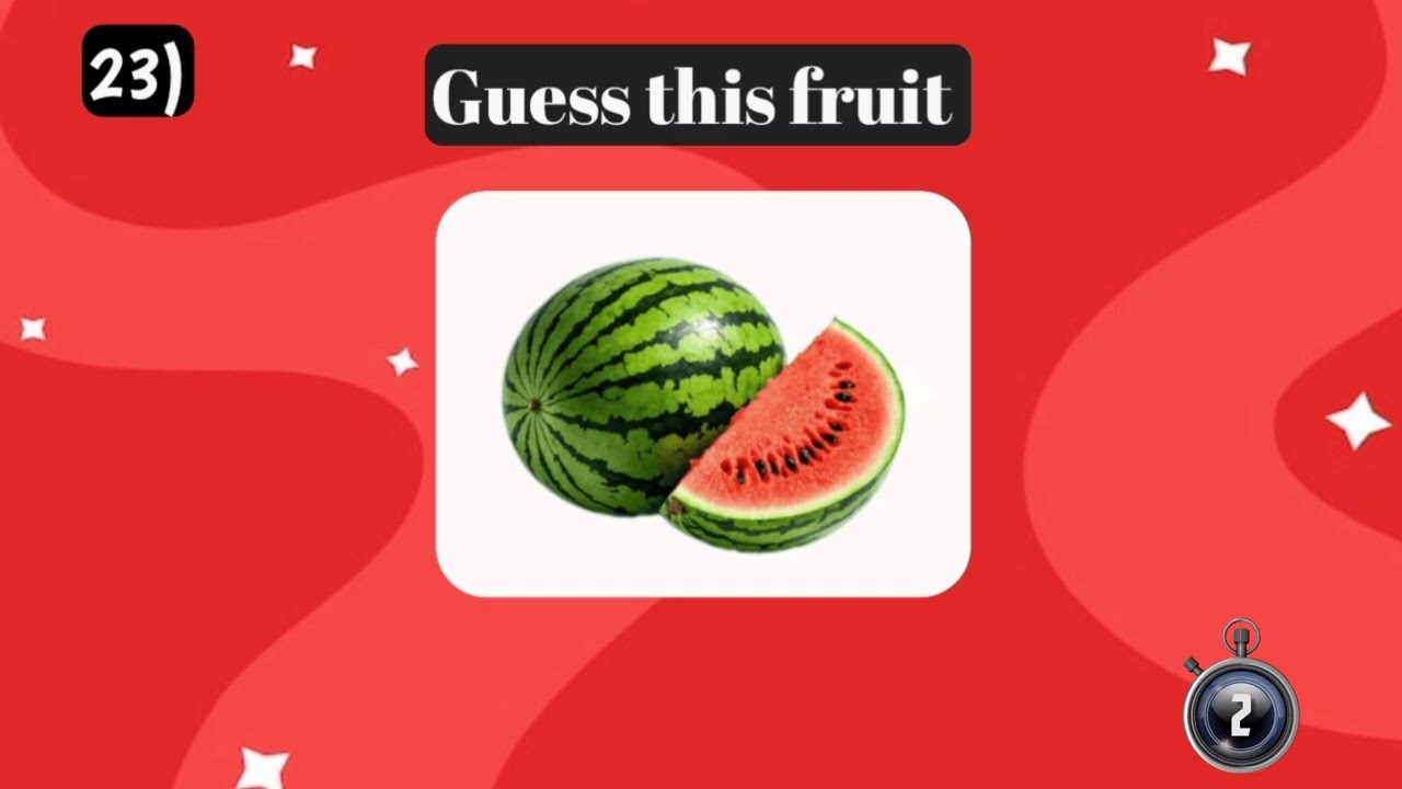 Guess the Fruit 🍎🍌 | 30 Questions | Fast Guessing Challenge | Guess Zone