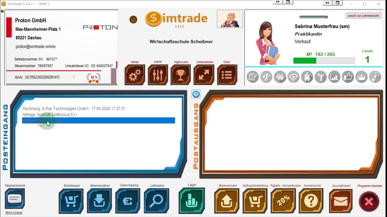 Simtrade Tutorial 02 Verkauf Basics