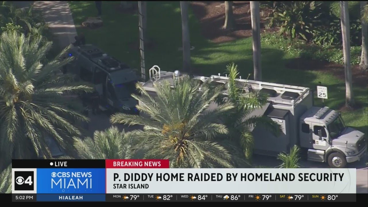 P. Diddy's home raided on Star Island