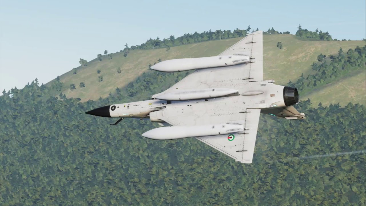 Low level flying in the Mirage M-2000C (DCS)